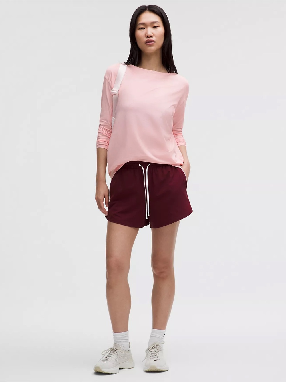 Lululemon 🍋, Back In Action Cotton-Blend Long-Sleeve Shirt. I think size Small